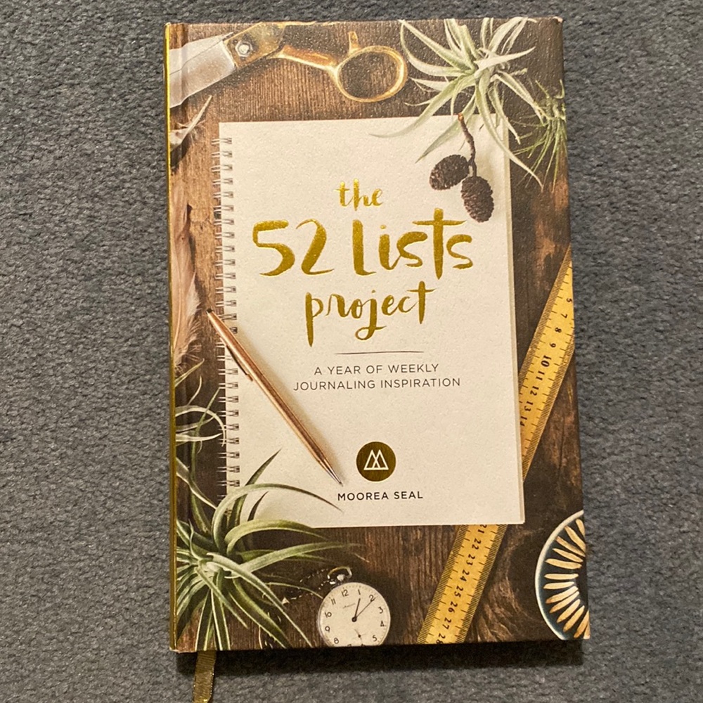 52 Lists Project book